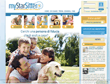 Tablet Screenshot of mystarsitter.com
